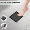 HEEDU Drenaje de Piso15*15CM, SUS304 Acero Inoxidable, Coladeras de Desagüe