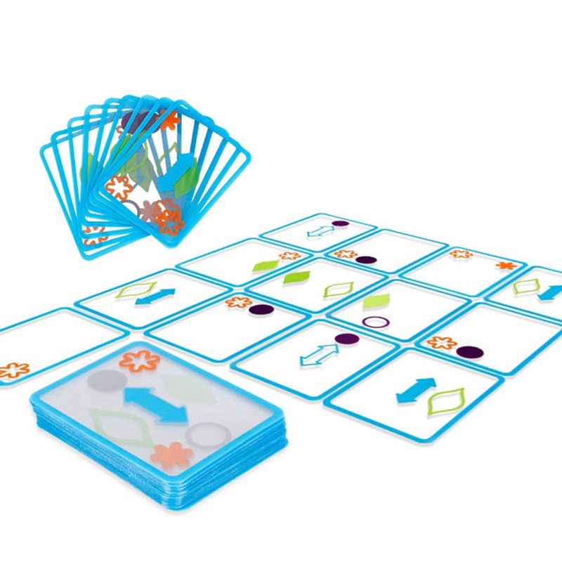 Harilla Overlap Card Game Swish Toy Set Spatial Logical Thinking