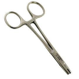 Ear, Nose, Septum Piercing, Horseshoes Ring Piercing Hemostat Clamps for All Piercings - Dermal Anchor Tube Insertion Removal Forceps - Stainless Steel (5mm Jaws)
