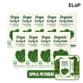 Irob 유기농 곱슬 컬리 케일 100 14포 X 9+3 총 12박스) Organic Curly Kale 100 14 Packs X 9+3 Total 12 Boxes