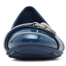 Anne Klein Women's Able Ballet Flat, Dark Denim, 7.5