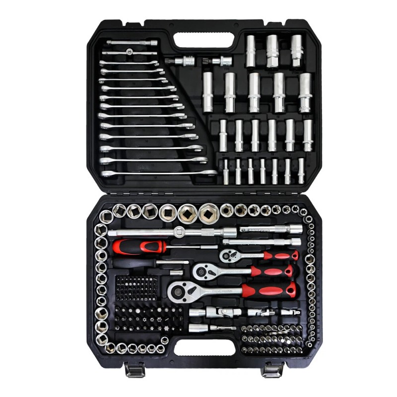 Tool Kit Socket Wrench Set 216pcs Basic Portable Manual Repair