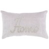 Safavieh Collection 'Home' Grey 12 x 20-inch Decorative Throw Pillow,