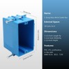 XGGYA New Work Electrical Nail Outlet Box, 18 Cubic Inch