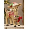 Bethany Lowe Christmas “Reindeer Carrying Basket” TJ3319 11” NEW