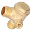 Air Compressor Check Valve,3 Port Air Compressor Parts,0.8x0.7x0.4 Inches 3