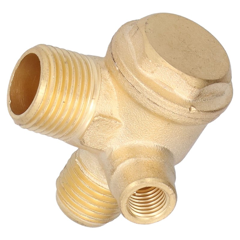 Air Compressor Check Valve,3 Port Air Compressor Parts,0.8x0.7x0.4 Inches 3