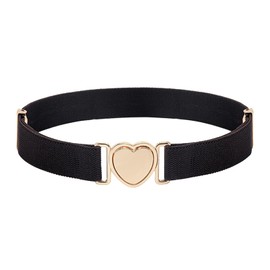 TerraShine Kids Belt, Uniform Belt, Children's Belt, Elastic Belt, Stretch, Waist, Elastic, Adjustable, One Size Fits Most, For Kids, Elementary School Students, Unisex, Kindergarten, Black