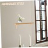 NAMOARLY Triangular Wooden Wall Shelf Brackets Decorative Support for Floating