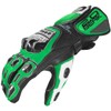 Berik Misano Motorcycle Gloves (Black/Green, 3XL)