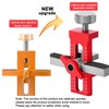 Cabinet Door Installation Jig, 2-in-1 Mounting Tool with Adjustable Positioner,
