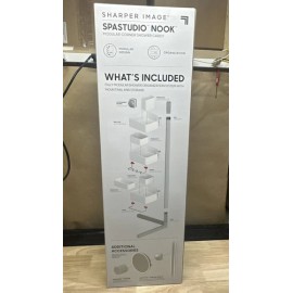 Sharper Image 3-Tier Adjustable Shower Caddy Corner