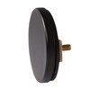 Westbrass Floating No-Hole Overflow Faceplate, Oil Rubbed Bronze, D980R-12