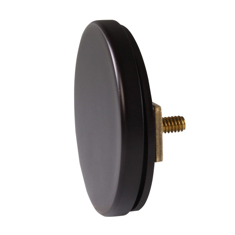 Westbrass Floating No-Hole Overflow Faceplate, Oil Rubbed Bronze, D980R-12