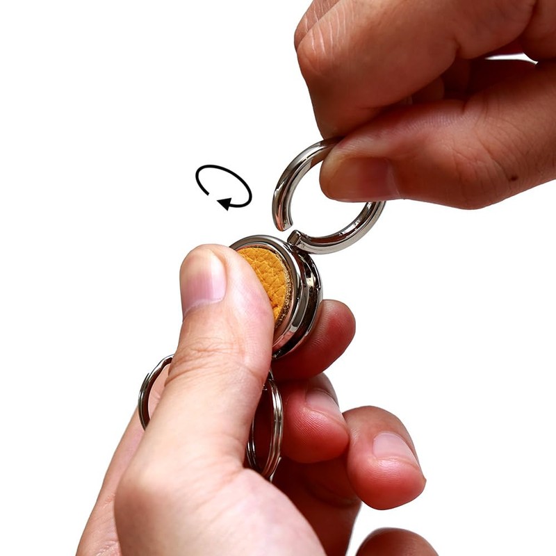 Agility affa "Triple Keychain" Key Holder, Sliding Type, 3 Layers,