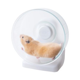 GEX Harmony Harmony Wheel, Silent Bearing Structure, Clear Color, for Hamsters and Small Animals, 17 cm
