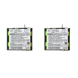 (2 Pack) XSP Battery for COMPEX Edge US Enegry Enegry Mi-Ready Energy Energy Mi-Ready Fit 3.0 Mi MI-Fitness Mi-Sport PN 4H-AA1500 941210 3000mAh