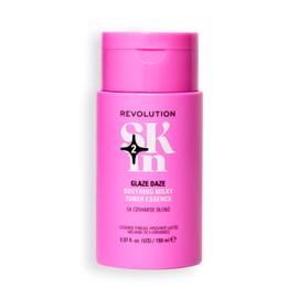 Revolution Skin, Glaze Daze Soothing Milky Toner Essence, Facial Toner with Ceremide, Soothes & Calms Skin, Vegan & Cruelty-Free, 150ml