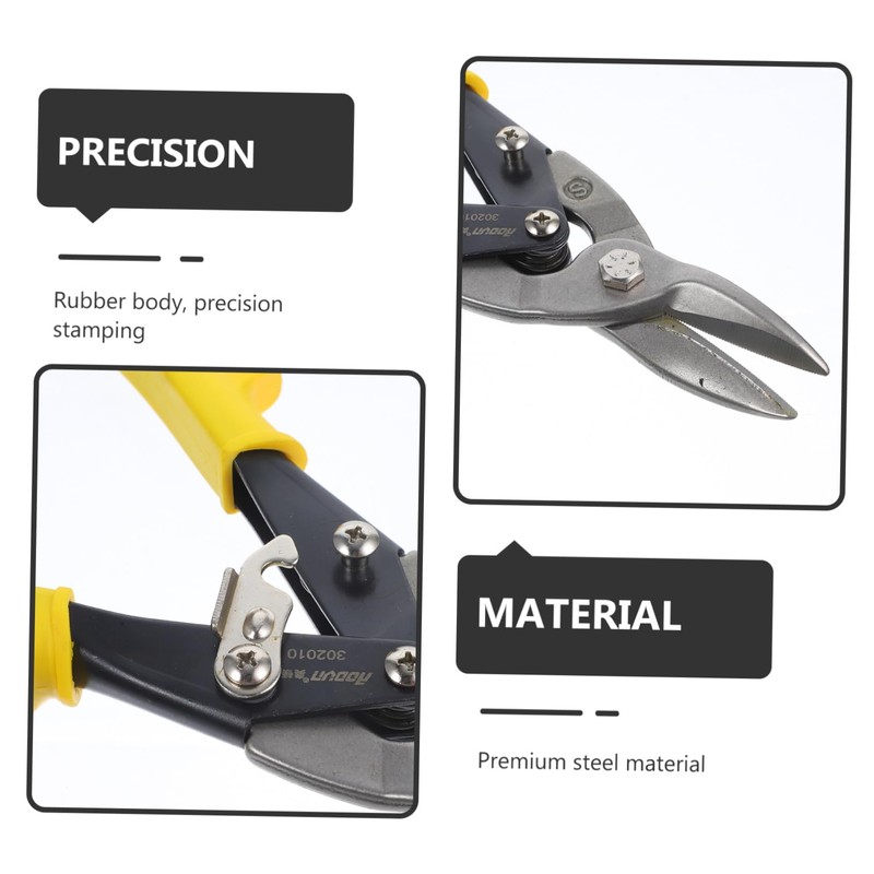 OSALADI 1pc Multipurpose Sheet Metal Scissors Heavy Duty Cutting Shears
