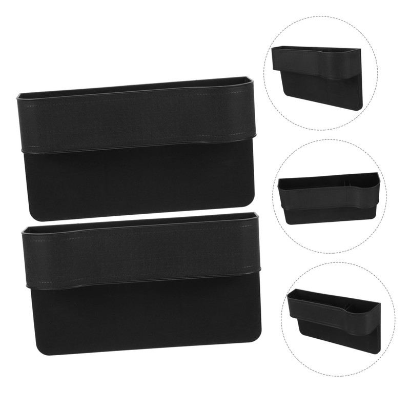 GLEAVI 2pcs Car Storage Seats Car Console Side Front Seat