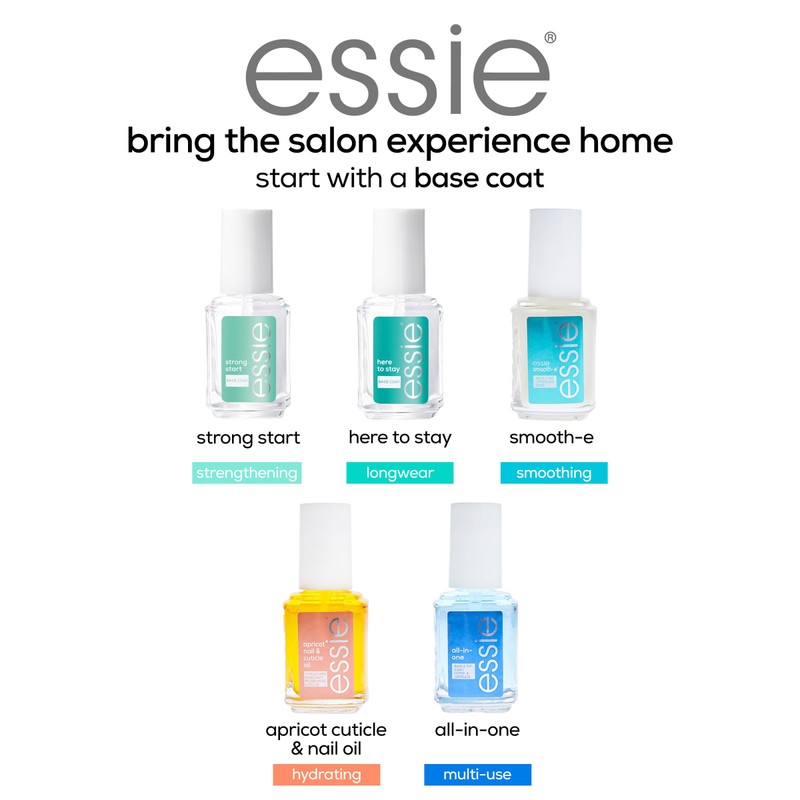 essie Nail Care, 8-Free Vegan, No Chips Ahead Top Coat,
