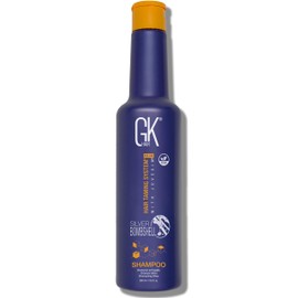GK HAIR Global Keratin Silver Bombshell Purple Shampoo (9.5 Fl Oz280ml) Para Cabello Rubio, Platino, Cenizo, Plateado y Gris Hidrata Cabello Seco y...