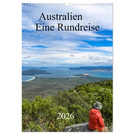 Australia - A Round Trip (Wall Calendar 2026 DIN A3 High), CALVENDO Monthly Calendar
