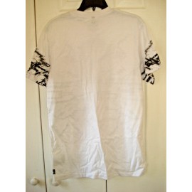 Southpole Mens Southpole Tee White Size Medium Embellished