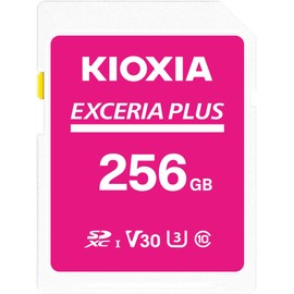 KIOXIA (キオクシア) [Made in Japan] SD Card 256GB EXCERIA PLUS UHS-I U3 V30 Class 10 SDXC Maximum Read Speed 100 MB/s Maximum Write Speed 85 MB/s 4K Compatible Domestic Support Genuine Product Manufacturer