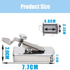 MEETTIKEY 1 x Magnetic Seam Guide, Sewing Accessories, Portable Magnetic Seam Guide, Sewing Machine Accessories, Seam Guide, Sewing Machine for All Sewing Machine Types, Seam Guide