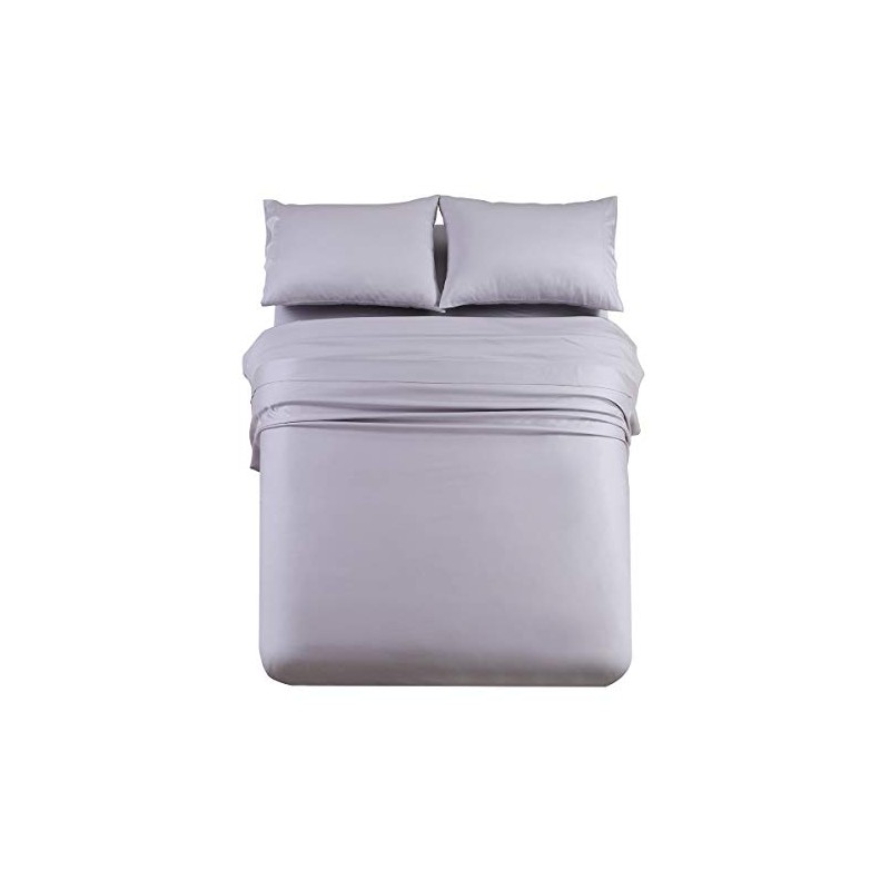 Abripedic Solid 600-Thread-Count, 100-Percent Tencel Lyocell, King Size, 4PC Bed