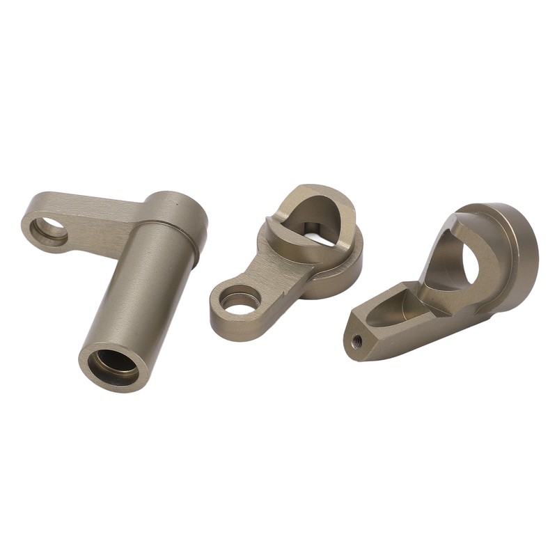 RC Steering Knuckle Kit Aluminum Alloy Shock Absorption Steering Assembly