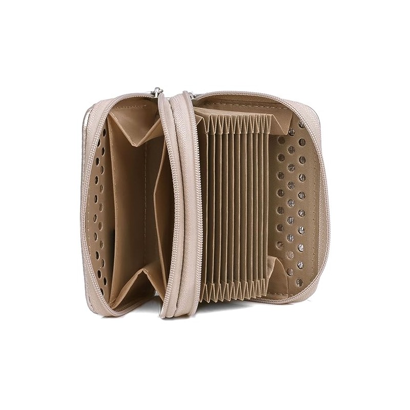 Julia Buxton Smooth Pebble Wizard Wallet