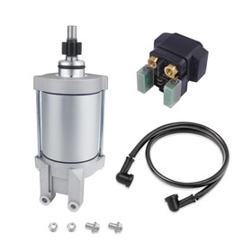 Starter Motor Starter Cable Wire Starter Motor Cord Starter Solenoid Relay for Yamaha Raptor Raptor 660 660R YFM660 YFM660R 2001-2005 3XF-81815-00-00 3SX-81890-00-00 4XE-81940-12-00