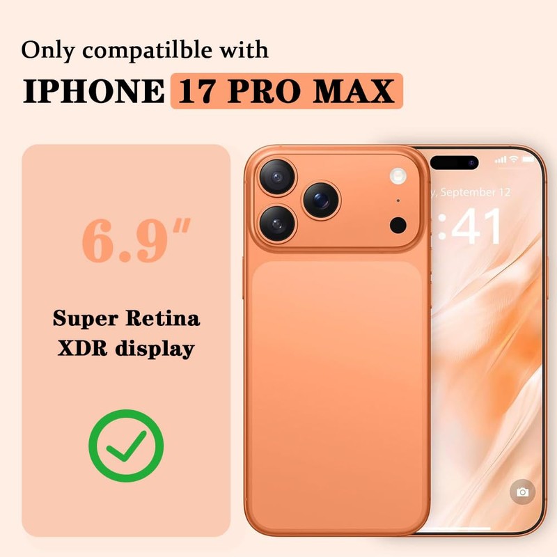 BOASYZO for 17 Pro Max Case with Card Holder, Credit