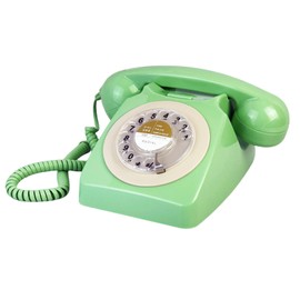 Benotek Telephone, Corded Landline Phones for Home, Retro Old Fashion Home Phone with Rotary Dial Keypad, Antique Old Fashion Telephones Novelty Gift for Decoration