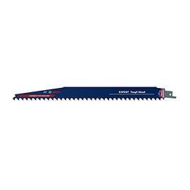 Bosch Professional 1x Expert âTough Woodâ S 1242 KHM Reciprocating Saw Blade (for Pressure treated lumber, Construction wood, Length 300 mm, Accessories Reciprocating Saw)