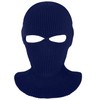 Geyoga Children's Knitted Balaclava with 2 Holes, Winter Knitted Ski