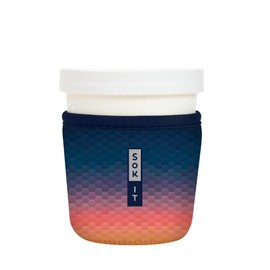Sok It Ice Cream Sok Insulated Neoprene Cover (Hexagon Sunset, Tapered Ice Cream Pints)