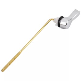 Hibbent Toilet Tank Flush Lever Replacement, Universal Front Mount Handle Toilet Tank - Chrome