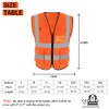 HYCOPROT Safety Vests High Visibility Reflective Vest Executive Manager Jacket