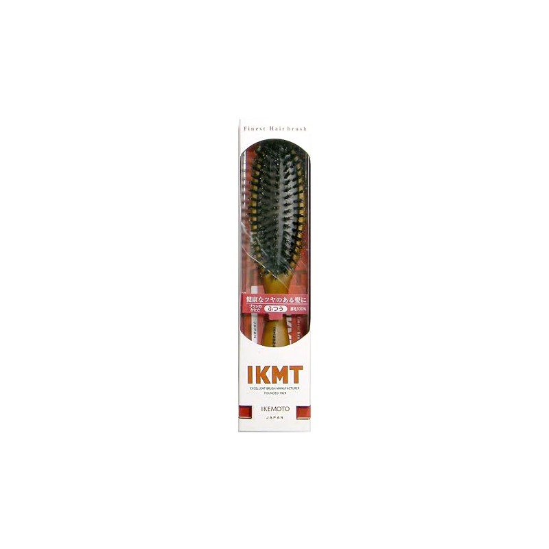 Ikemoto Brush IKH2624 Hair Brush/IKMT Brushing Brush (Large) Hair Stiffness: