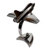 Ornate International Brass Antique Jet Plane On Stand, Table Top