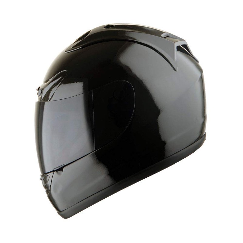 1Storm New Motorcycle Bike Full Face Helmet JH901 Glossy Black