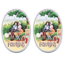 Les Anis de Flavigny - The French Anise Candy with Anise Flavour (Aniseed Natural) Pack of 2
