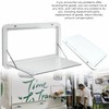 kunghei 31.5" White- Wall Mount Folding Table Caravan RV Flip