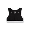 Sanetta Bustier Schwarz Reggiseno Sportivo, Super Black, 140 cm Bambina
