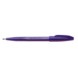 Pentel Sign Pen Fiber-Tipped Pen, Violet Ink, Box of 12 (S520-V)