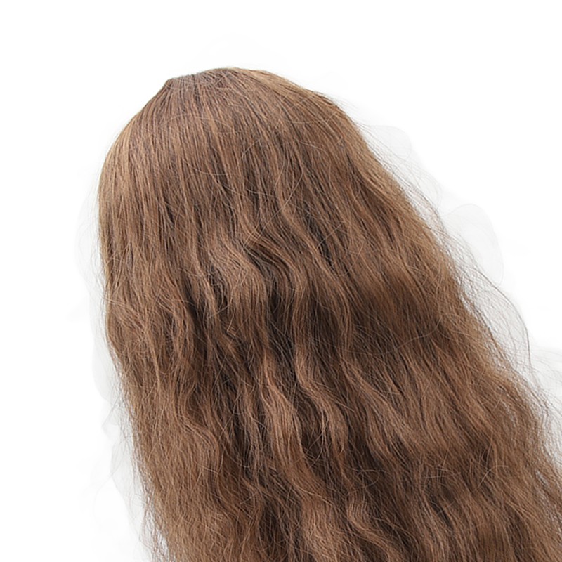 Women Long Curly Wigs Central Parting Universal Wig Headgear for