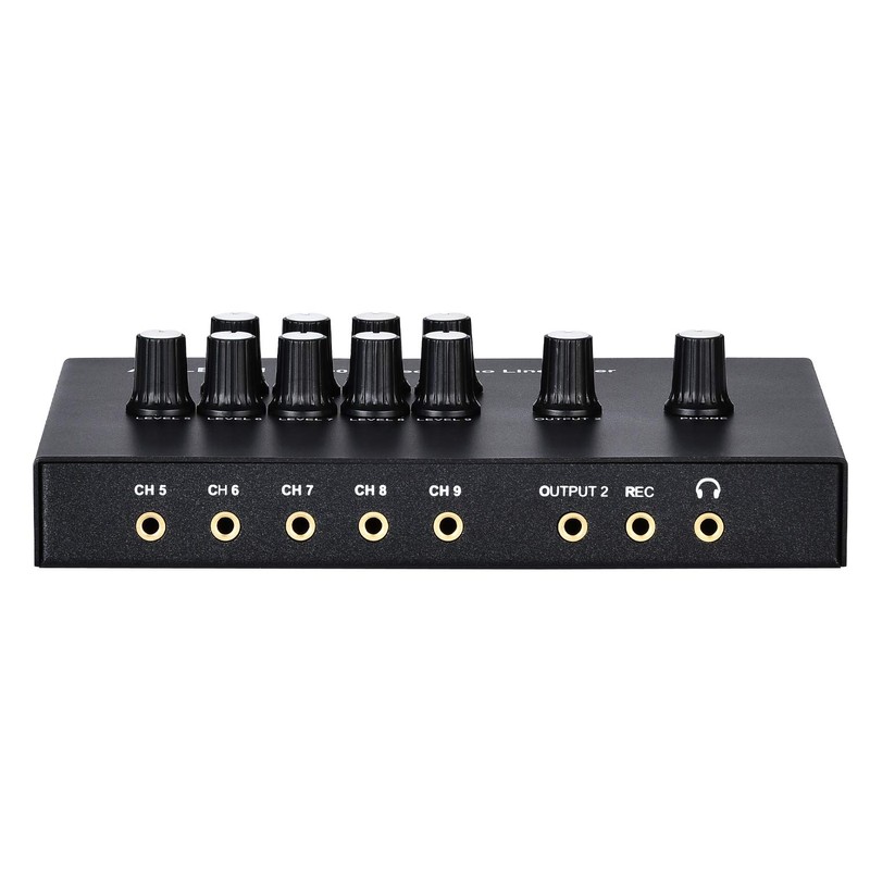 ANLEON MX400 Low-Noise 4-Channel Mono Line Mixer for guitars bass
